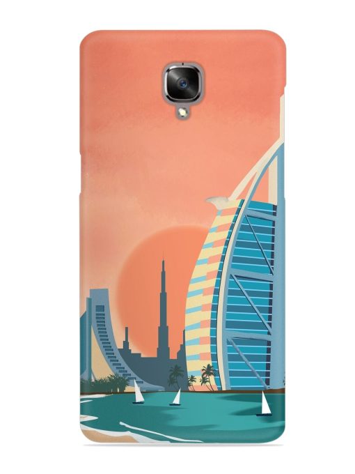 Dubai Architectural Scenery Snap Case for Oneplus 3 Zapvi