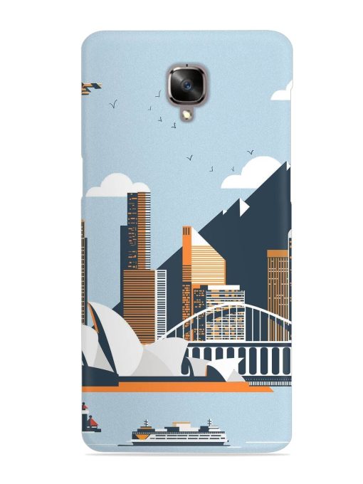 Sydney Opera Landscape Snap Case for Oneplus 3 Zapvi