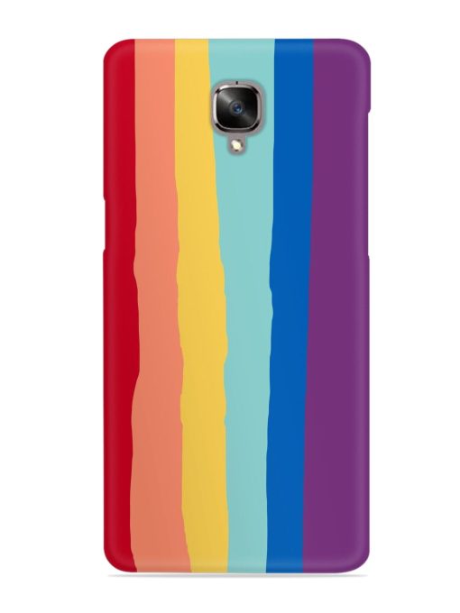 Rainbow Genuine Liquid Snap Case for Oneplus 3