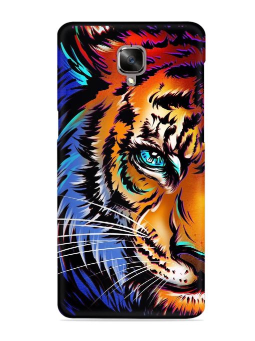 Colorful Lion Art Snap Case for Oneplus 3 Zapvi