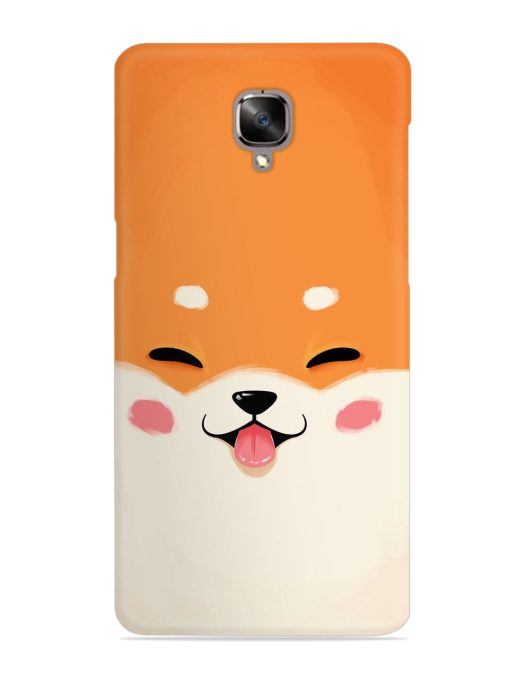 Happy Cat Art Snap Case for Oneplus 3 Zapvi