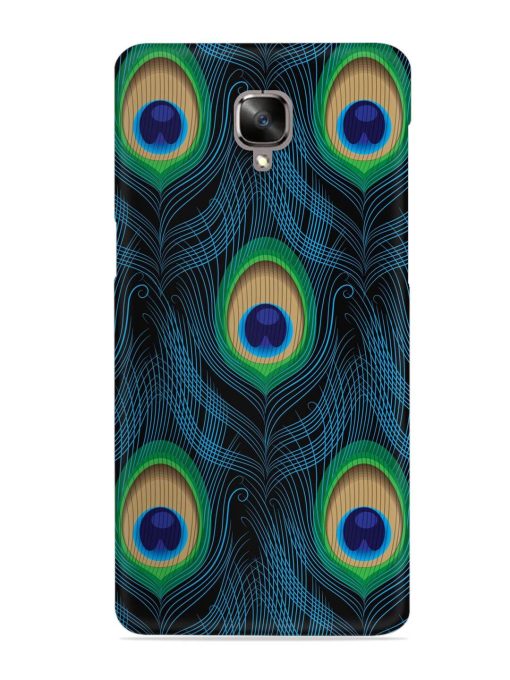 Seamless Pattern Peacock Snap Case for Oneplus 3