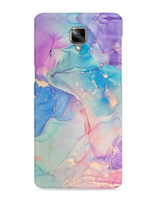 Alcohol Ink Colors Snap Case for Oneplus 3 Zapvi