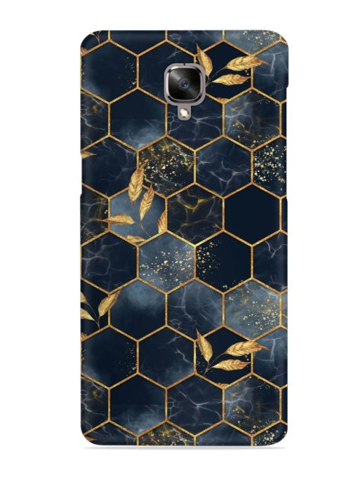 Marble Hexagon Seamless Snap Case for Oneplus 3 Zapvi