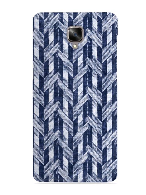 Abstract Herringbone Motif Snap Case for Oneplus 3 Zapvi