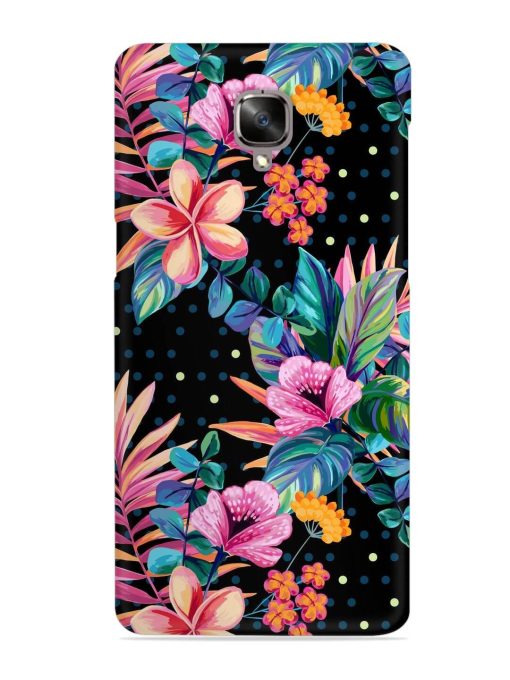 Seamless Floral Pattern Snap Case for Oneplus 3 Zapvi