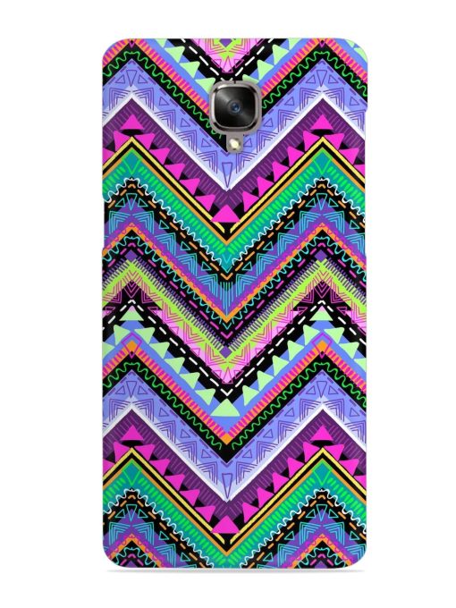 Tribal Aztec Print Snap Case for Oneplus 3 Zapvi