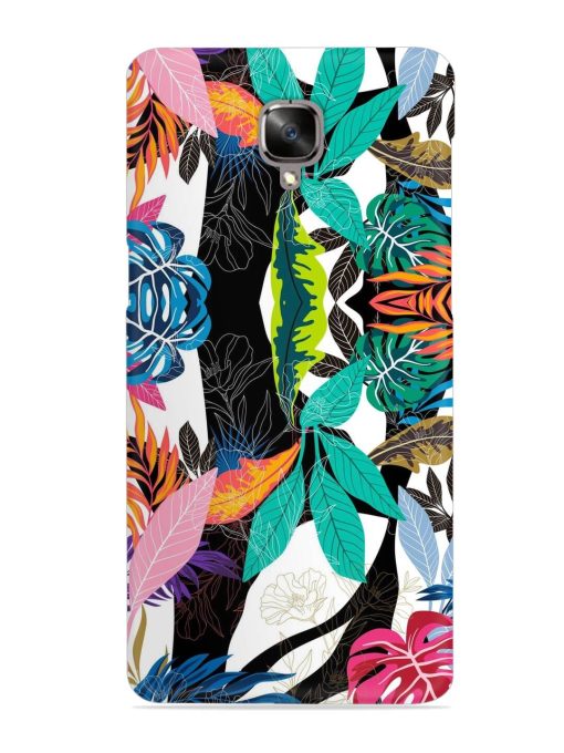 Floral Pattern Bright Snap Case for Oneplus 3 Zapvi