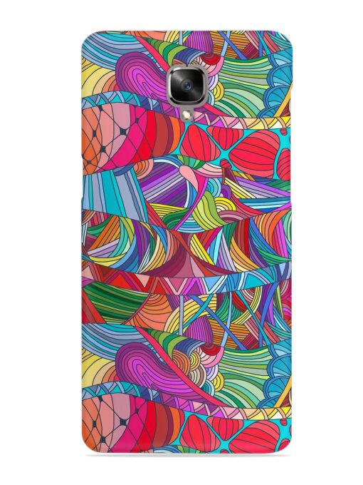 Seamless Patterns Hand Drawn Snap Case for Oneplus 3 Zapvi