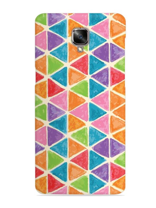 Seamless Colorful Isometric Snap Case for Oneplus 3 Zapvi