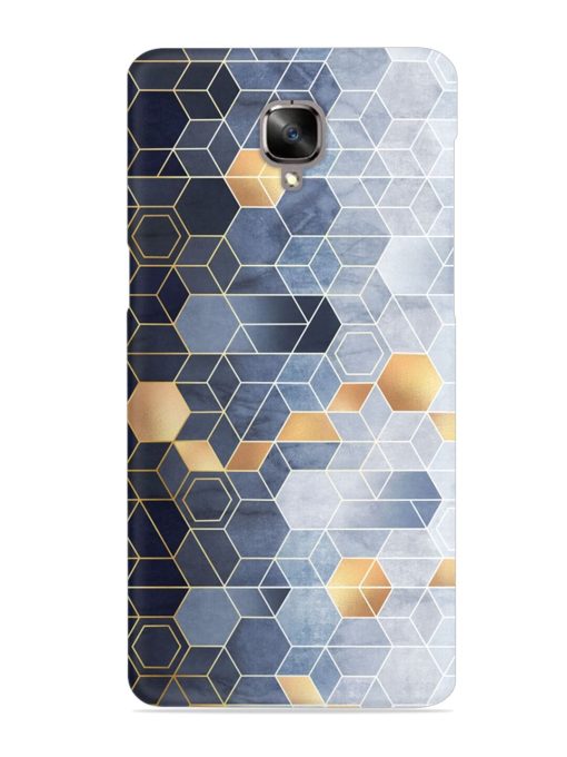 Geometric Abstraction Hexagons Snap Case for Oneplus 3 Zapvi