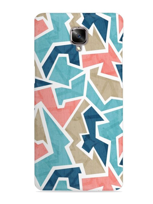 Vintage Geometric Triangle Snap Case for Oneplus 3 Zapvi