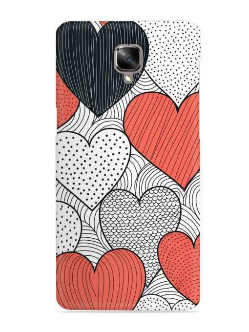 Girly Heart Seamless Snap Case for Oneplus 3