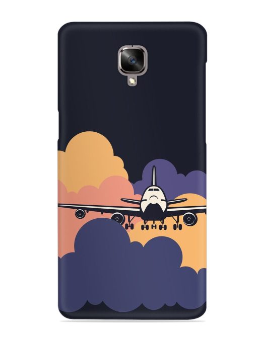 Aeroplane vector Snap Case for Oneplus 3 Zapvi