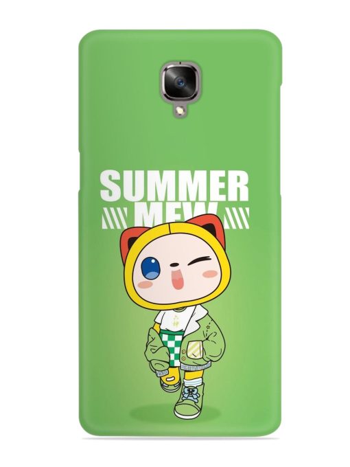 Summer Mew Snap Case for Oneplus 3 Zapvi