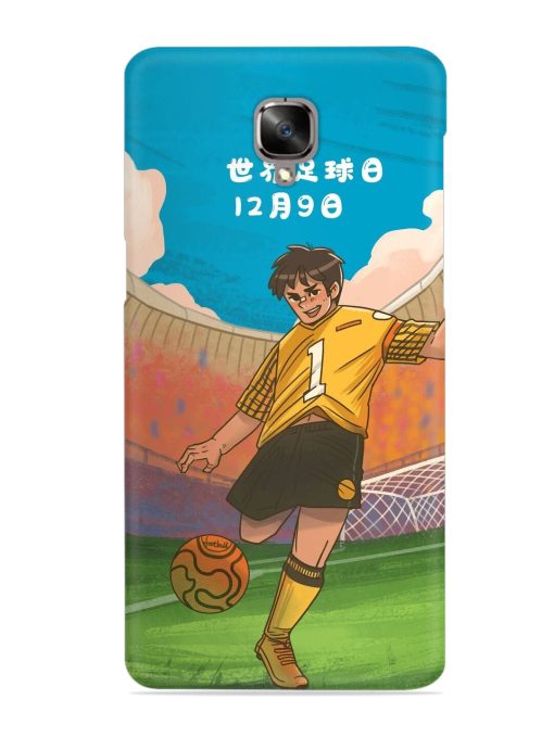 Soccer Kick Snap Case for Oneplus 3 Zapvi