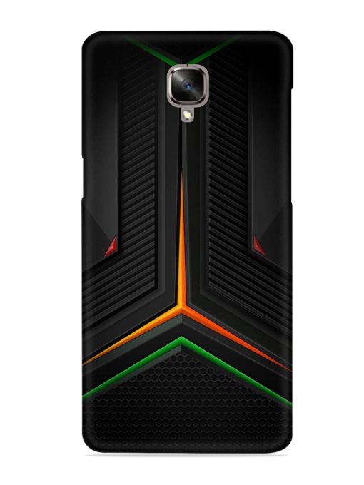 Orange Triangle Light Snap Case for Oneplus 3T Zapvi