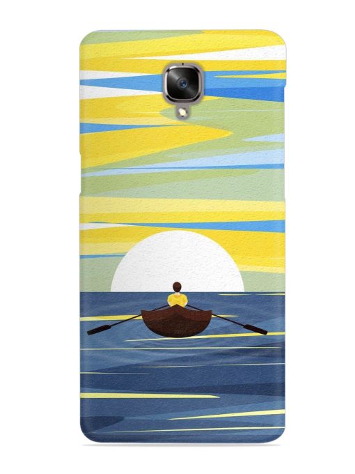 Rowing Person Ferry Paddle Snap Case for Oneplus 3T Zapvi