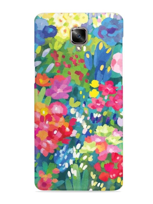 Watercolor Flower Art Snap Case for Oneplus 3T