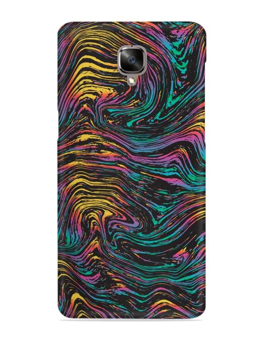 Abstract Liquid Colors Snap Case for Oneplus 3T Zapvi