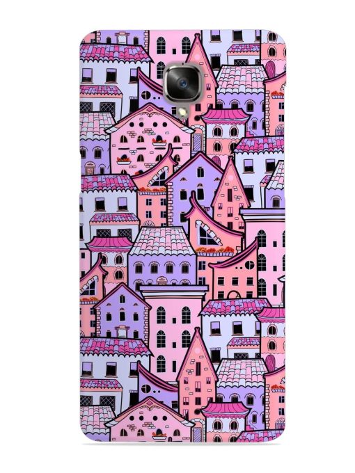 Seamless Pattern Houses Snap Case for Oneplus 3T