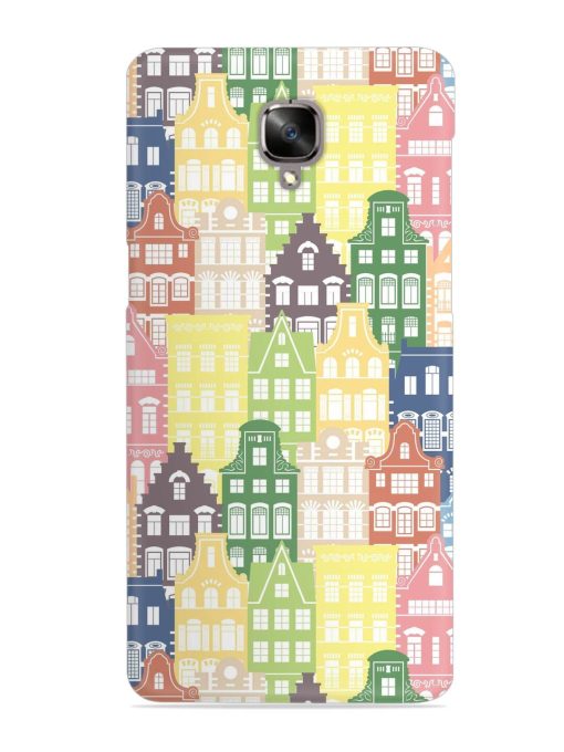 Seamless Shapes Pattern Snap Case for Oneplus 3T Zapvi