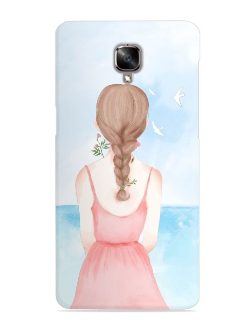 Watercolor Girl Vector Snap Case for Oneplus 3T