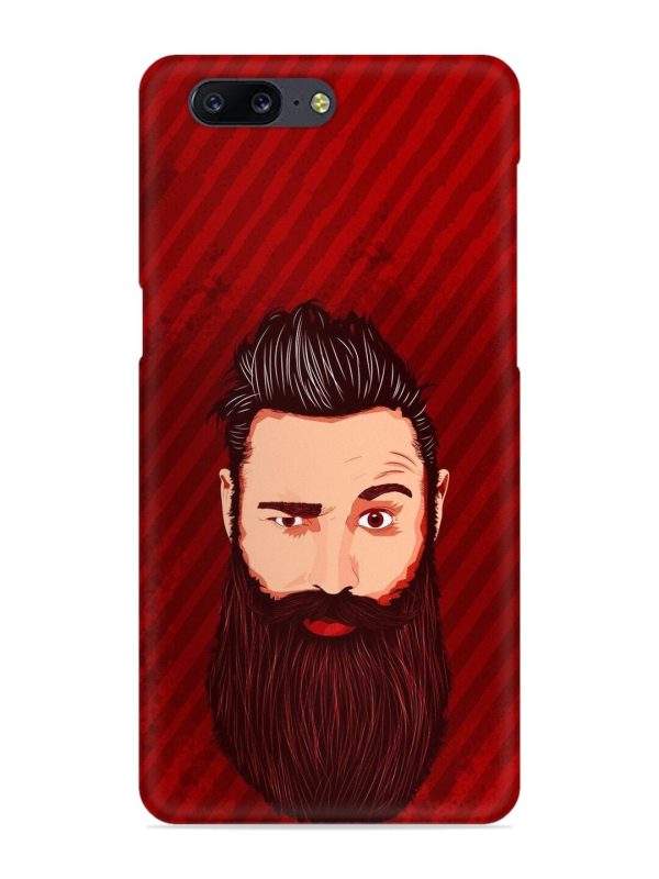 Beardo Man Snap Case for Oneplus 5 Zapvi