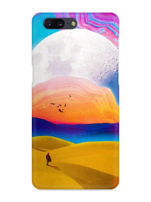 Sandy Desert Snap Case for Oneplus 5 Zapvi