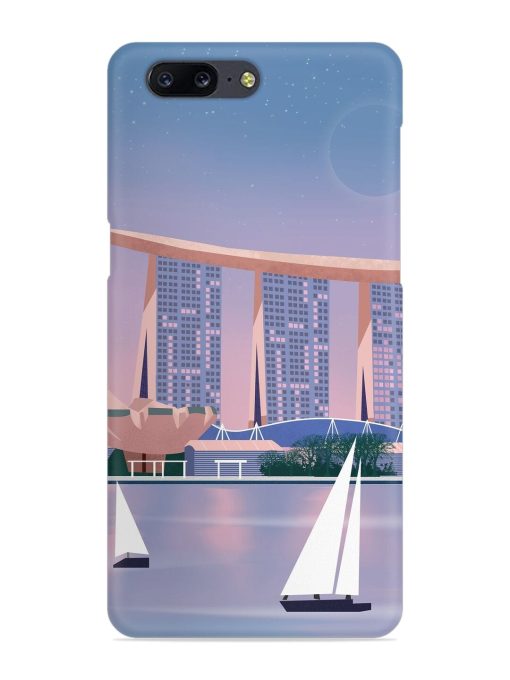 Singapore Scenery Architecture Snap Case for Oneplus 5 Zapvi