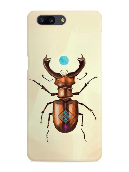 Stag Beetle Vector Snap Case for Oneplus 5