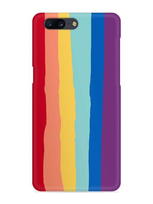 Rainbow Genuine Liquid Snap Case for Oneplus 5