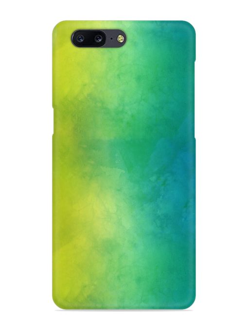 Yellow Green Gradient Snap Case for Oneplus 5 Zapvi