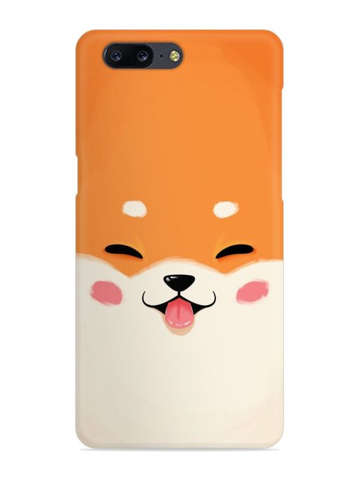 Happy Cat Art Snap Case for Oneplus 5