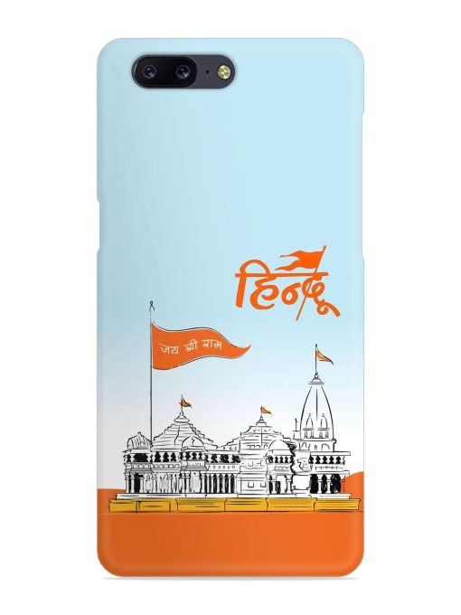 Ram Mandir Hindu Snap Case for Oneplus 5