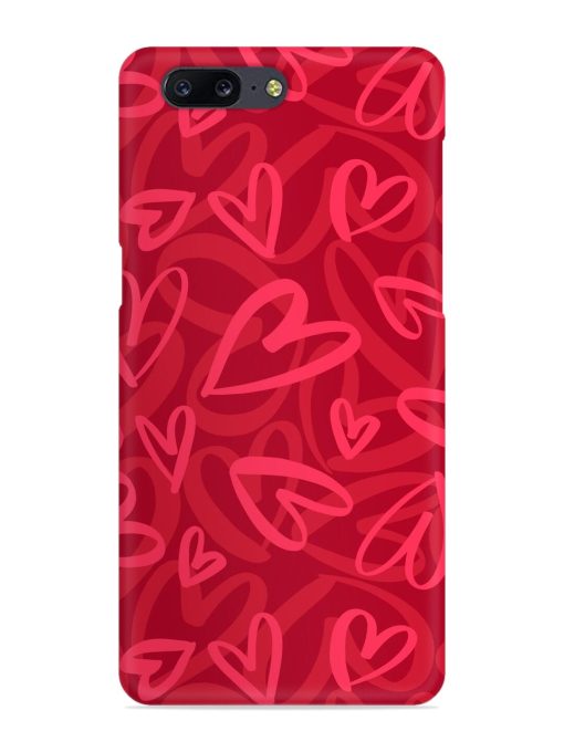 Seamless Romantic Pattern Snap Case for Oneplus 5 Zapvi