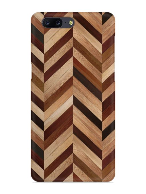 Seamless Wood Parquet Snap Case for Oneplus 5