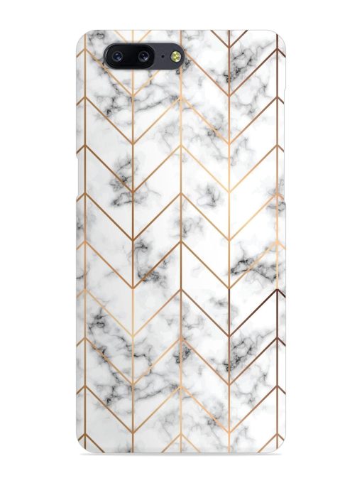 Vector Marble Texture Snap Case for Oneplus 5 Zapvi