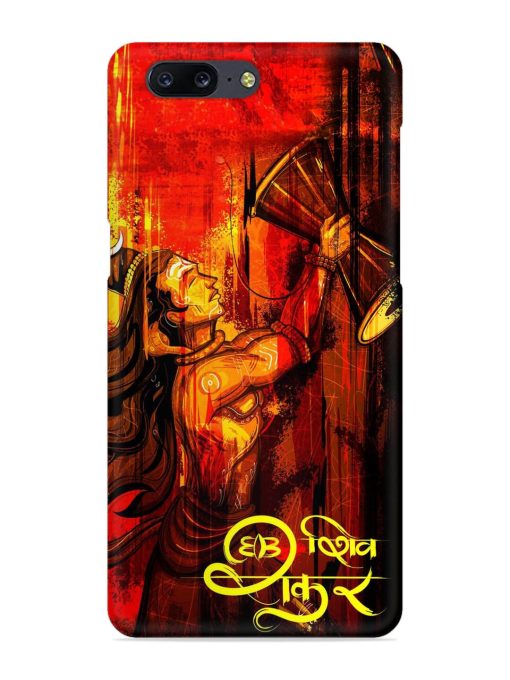 Illustration Lord Shiva Snap Case for Oneplus 5