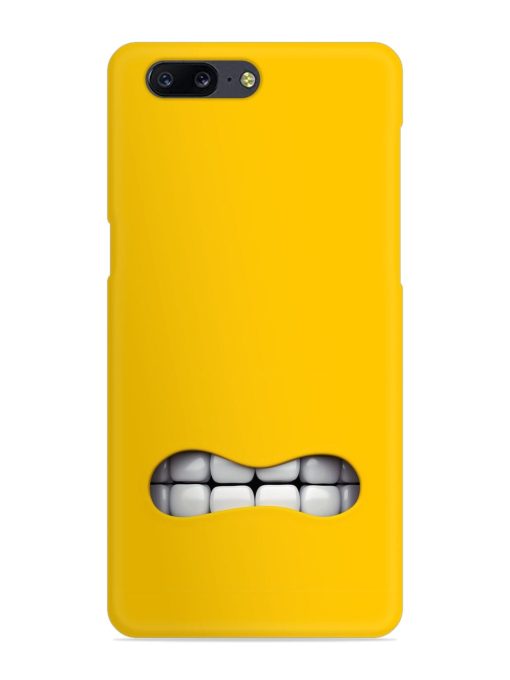 Mouth Character On Snap Case for Oneplus 5 Zapvi