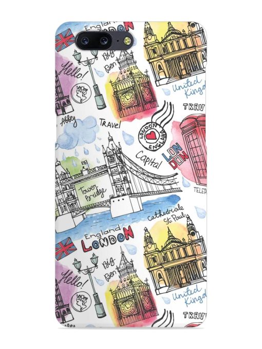 Vector London Landmark Snap Case for Oneplus 5 Zapvi