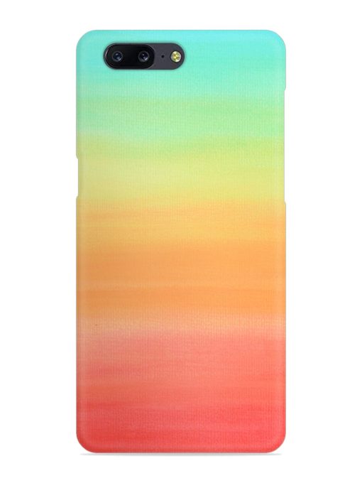 Background Sky Watercolor Snap Case for Oneplus 5 Zapvi