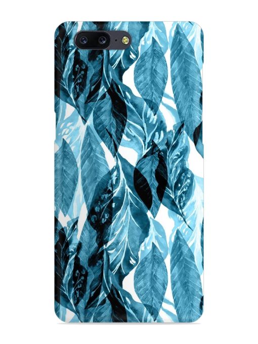 Leaves Pattern Jungle Snap Case for Oneplus 5 Zapvi