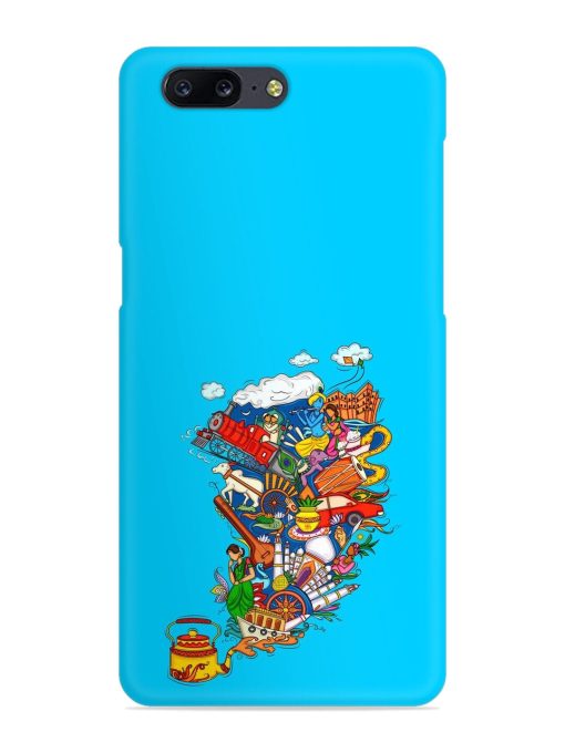 Vector Design Indian Snap Case for Oneplus 5