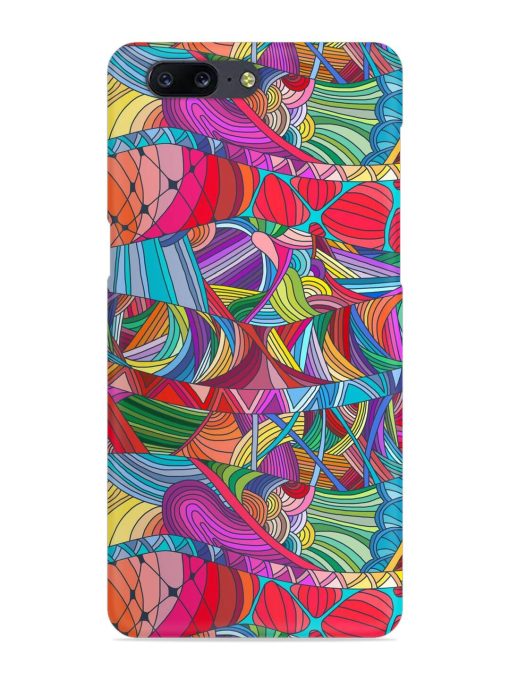 Seamless Patterns Hand Drawn Snap Case for Oneplus 5