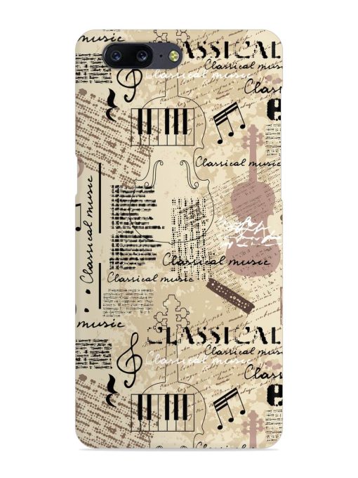 Classical Music Lpattern Snap Case for Oneplus 5 Zapvi