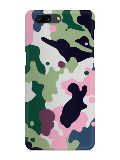 Seamless Funky Camouflage Snap Case for Oneplus 5