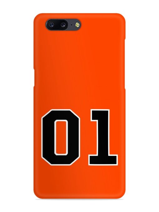 01 Number Snap Case for Oneplus 5 Zapvi