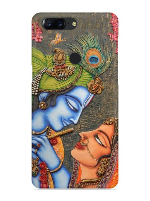 Lord Radha Krishna Flute Art Snap Case for Oneplus 5T Zapvi