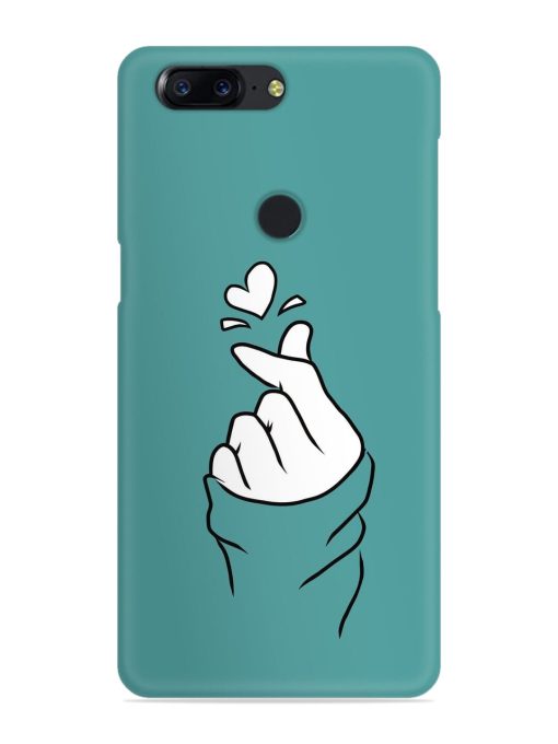 Korean Heart Sign Art Snap Case for Oneplus 5T